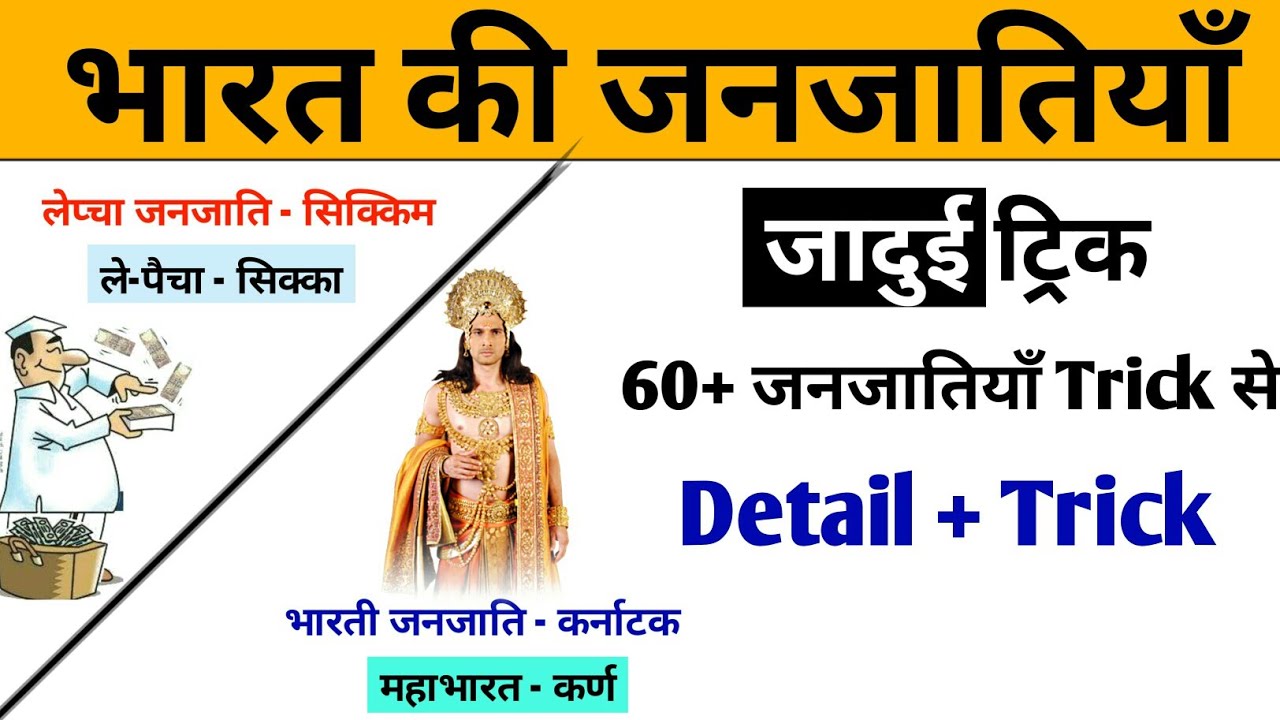 भारत की जनजातियाँ / Indian Tribes / Bharat ki Janajatiyan  / जनजातियाँ / Important tribes of india