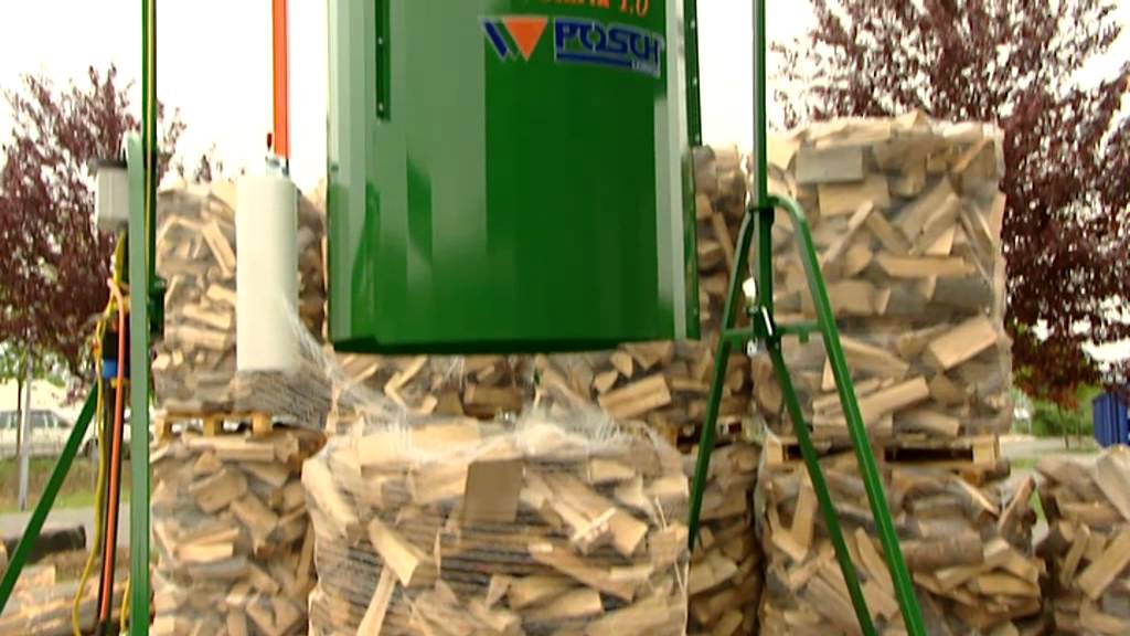 Posch Packfix firewood storage system