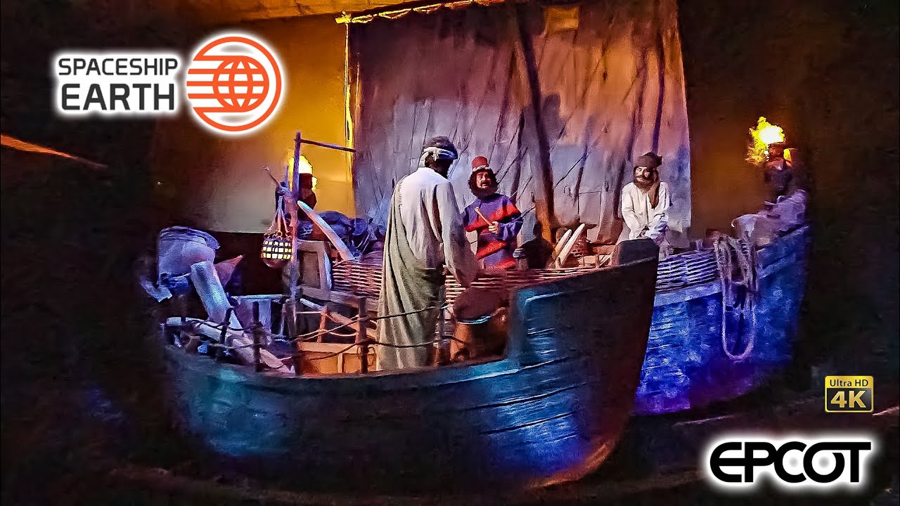 Spaceship Earth On Ride Low Light 4K POV EPCOT Walt Disney World 2025 06 30