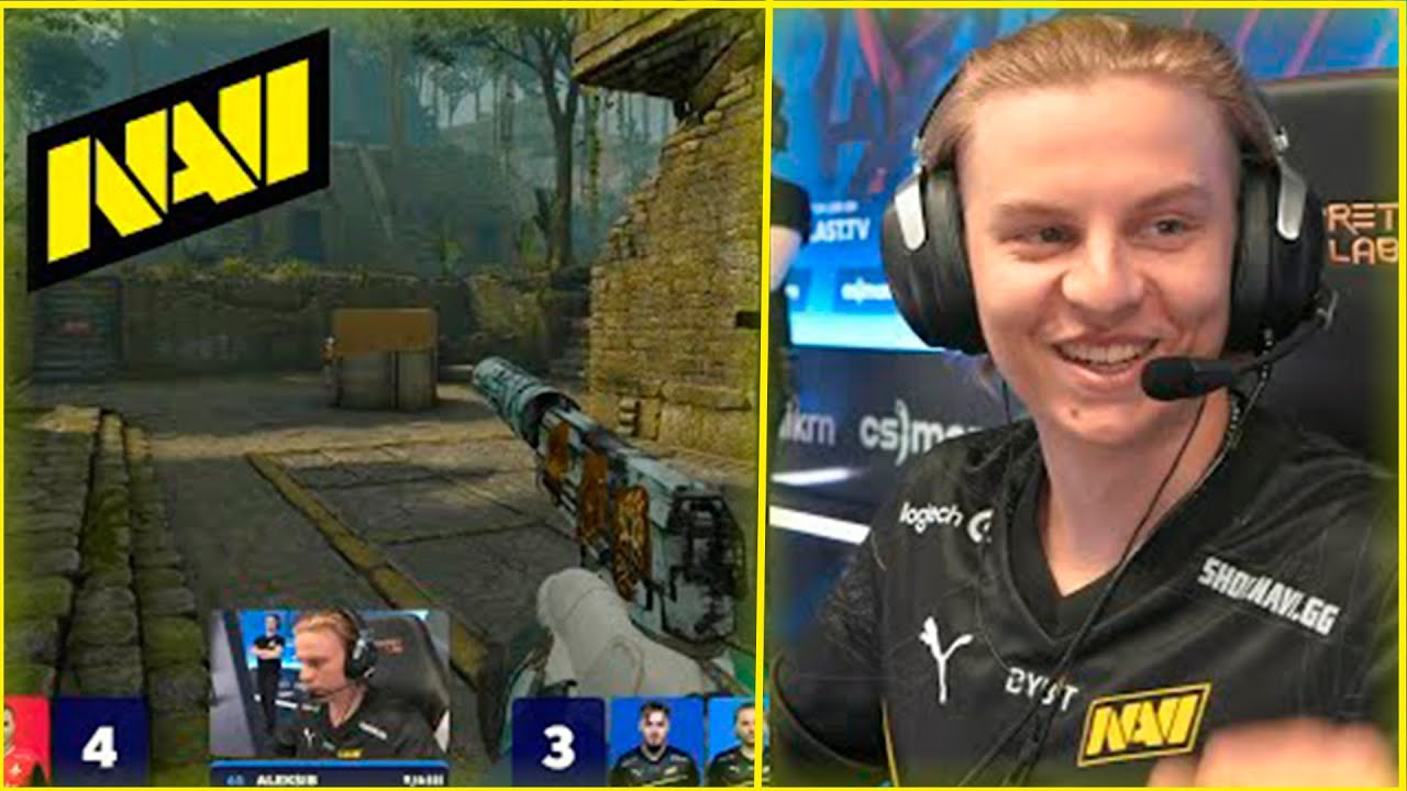 Aleksib's first highlight for Navi | CSGO MOMENTS