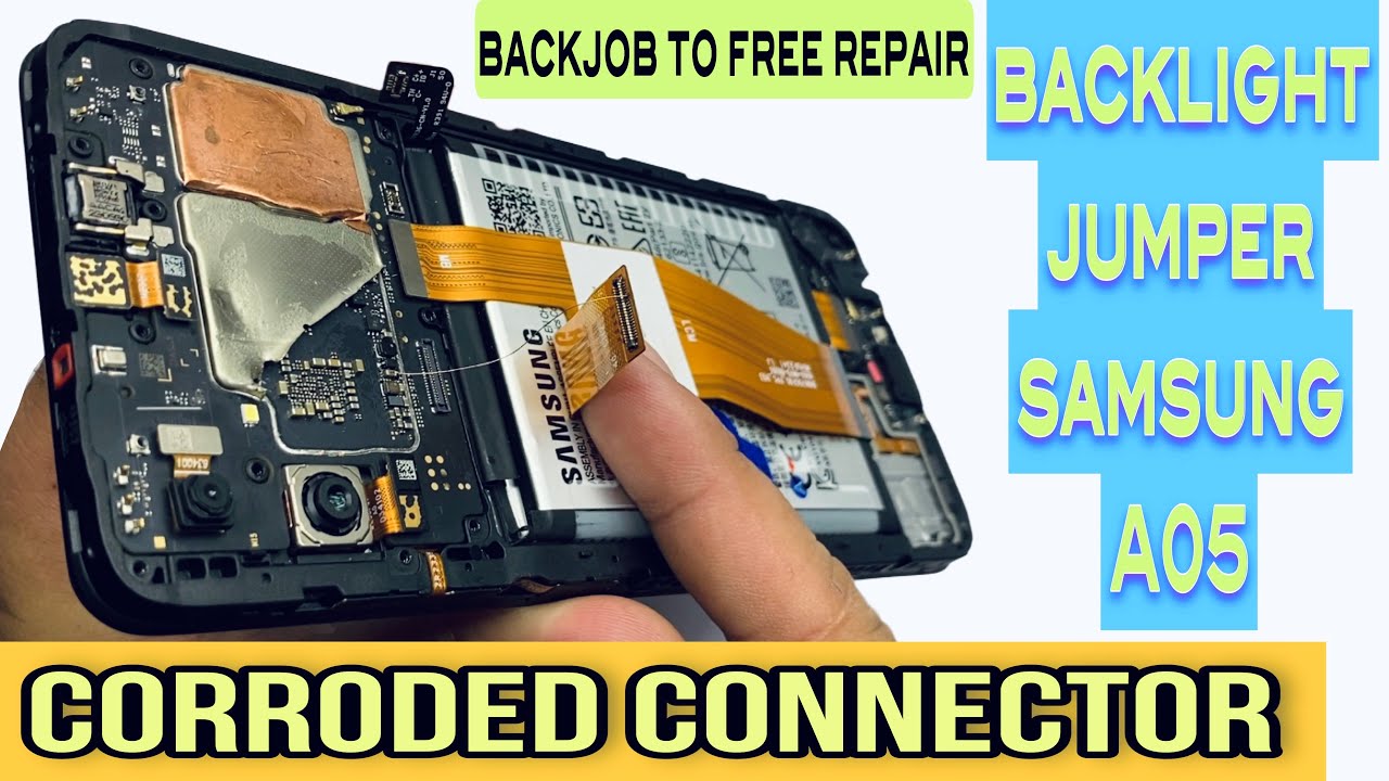 Samsung a05 backlight problem grabe sunog connector pati flex tamang pag jumper alamin (FREE REPAIR)