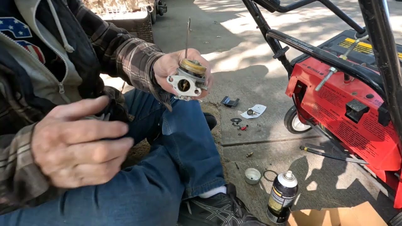 Finishing the MTD Snowblower Carburetor.