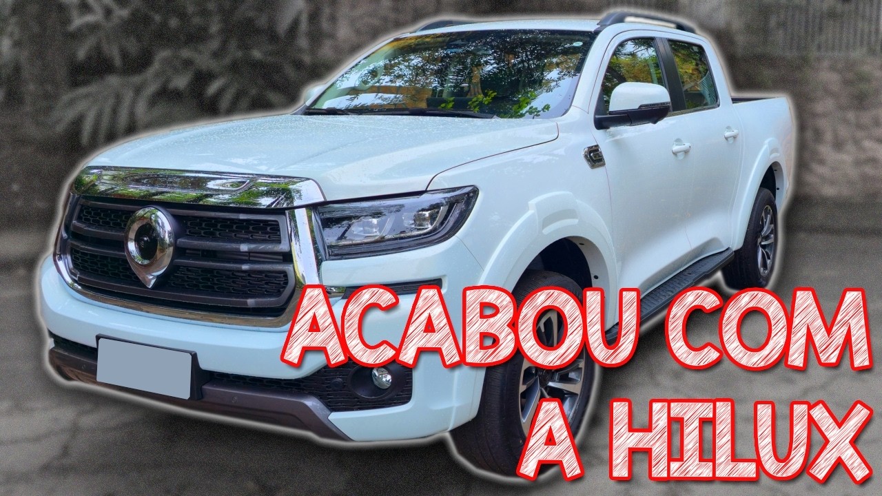 ACABOU COM HILUX E S10: Avaliação gwm Poer Diesel 4x4