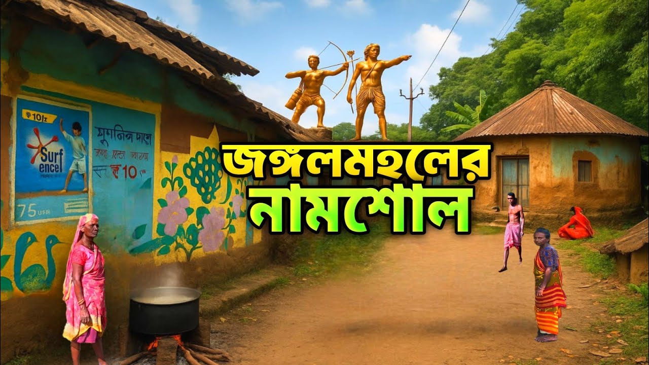 ঝাড়গ্রামের সাঁওতালি আদিবাসী গ্রাম নামশোল 🌳 জঙ্গলমহলের জীবন ধারা | Life of Junglemahal : Namshol