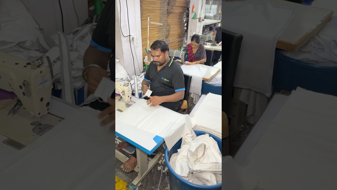 This is how Pillow is Made in Factory😱 #ashortaday #sleep