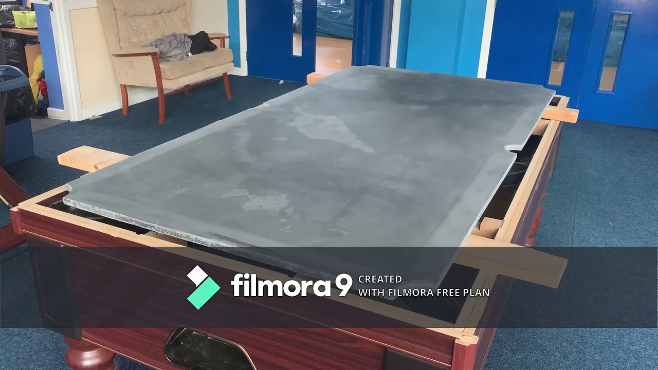 Re-Covering a Slate Bed Pool Table