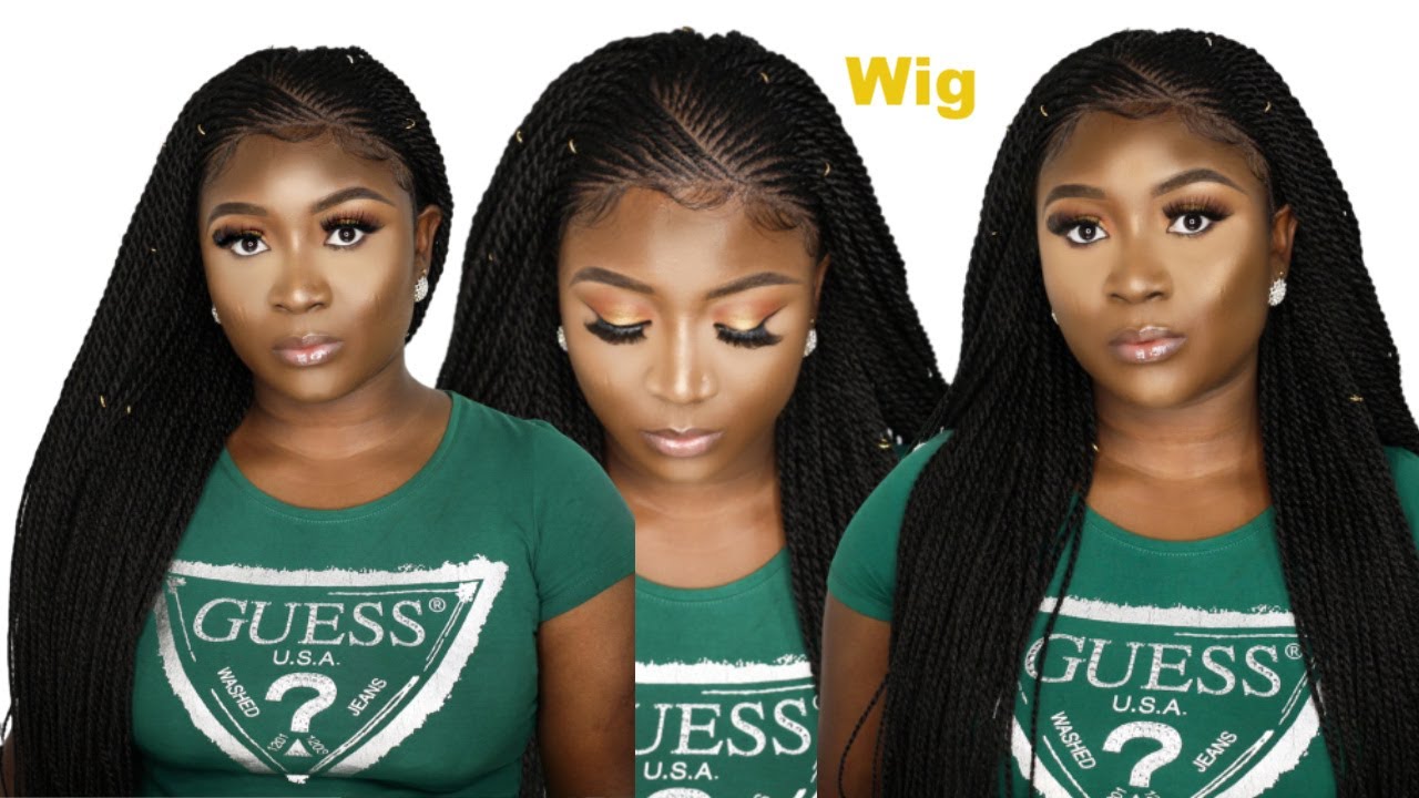 FLAT TWIST BRAIDED WIG INSTALLATION | BRAIDS QUEEN |OGC
