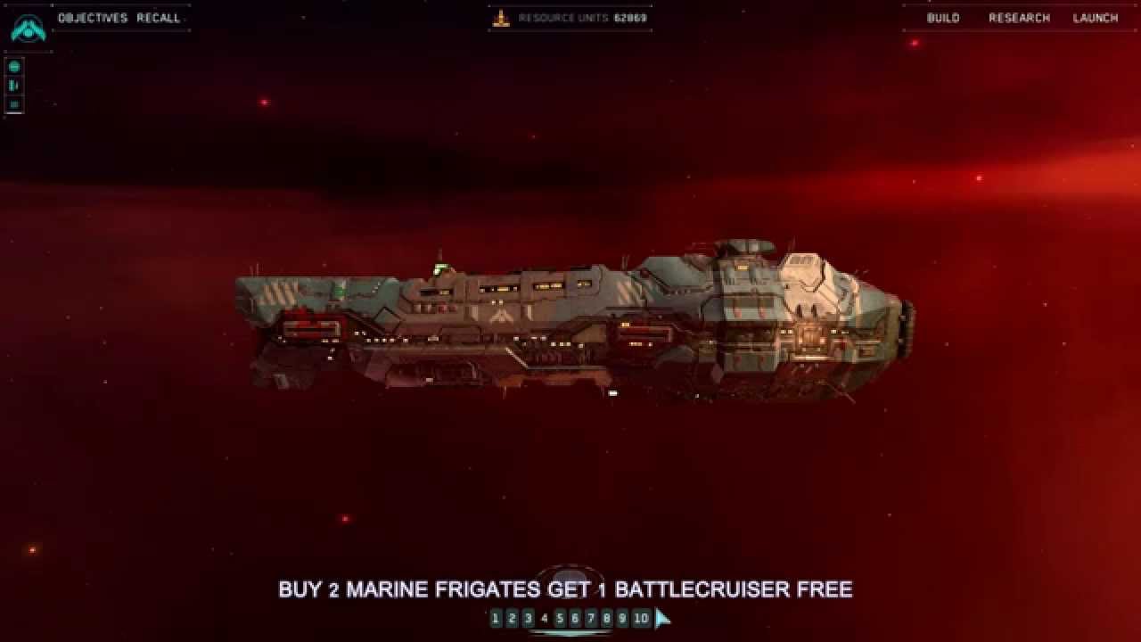 Buy 2 Marine Frigates get 1 Battlecruiser free!
