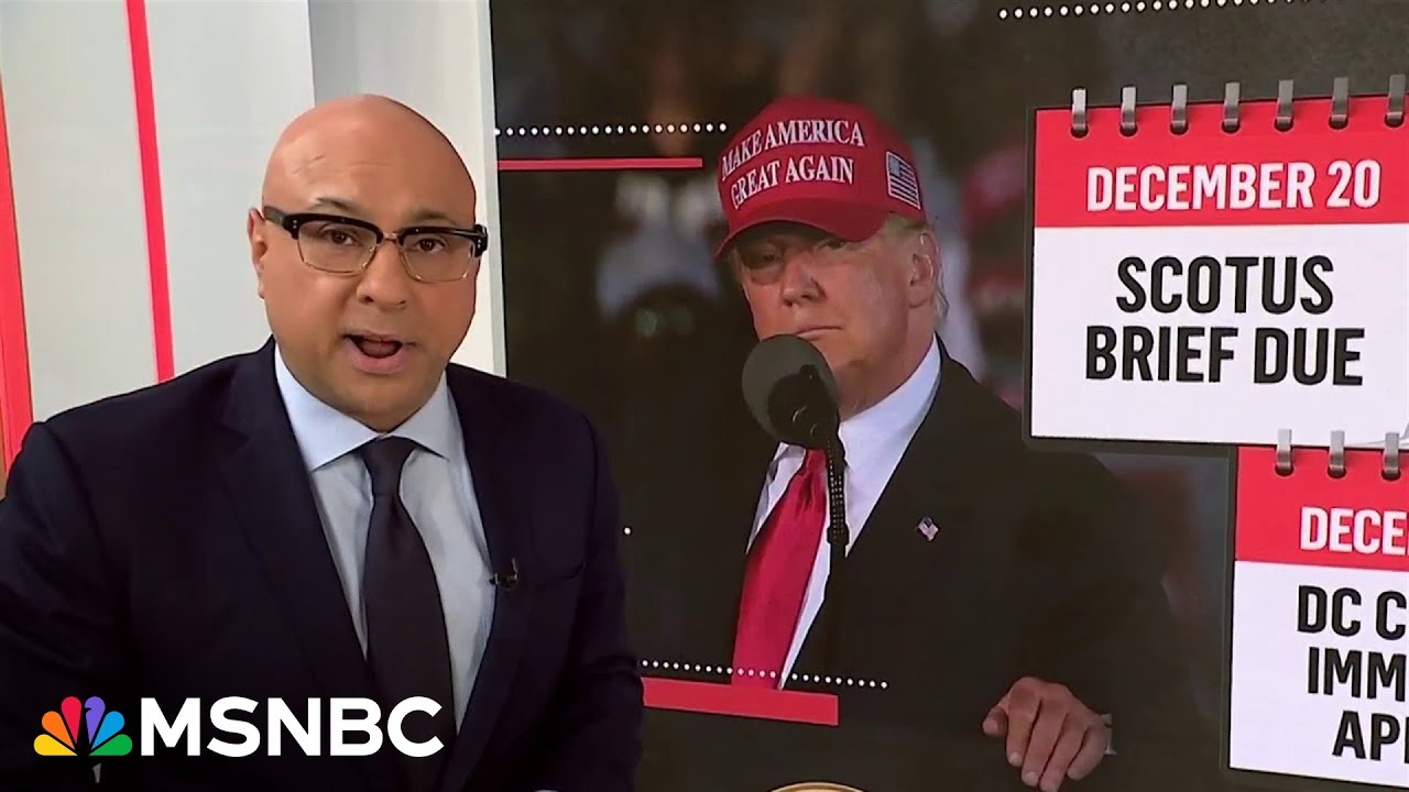 Trump’s busy month: Ali Velshi looks at the former President’s busy legal calendar