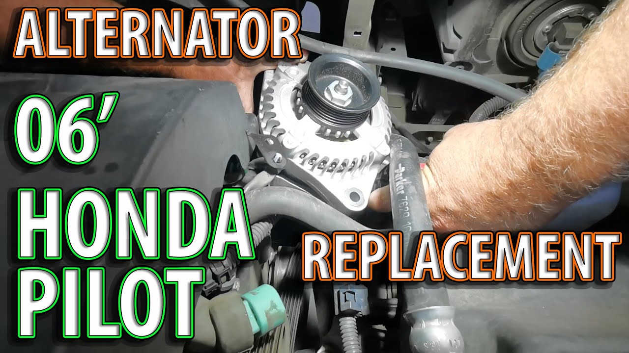 2006 Honda Pilot Alternator Replacement - How To