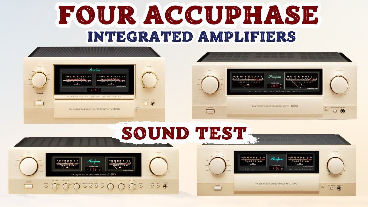 ACCUPHASE INTEGRATED AMPLIFIERS: Entry-Level vs Flagship. Sound Samples | PARADIGM PERSONA 7F Spks.