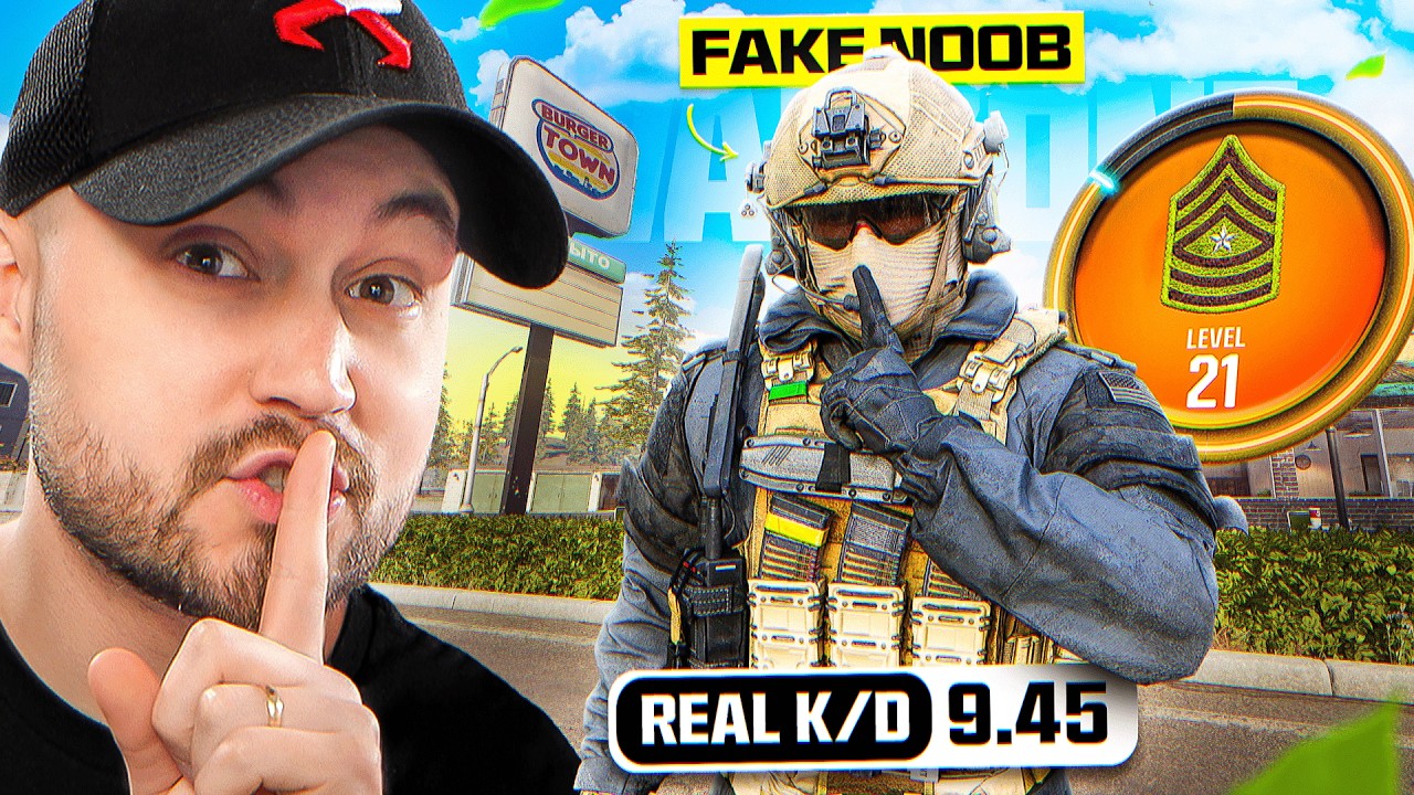 I Pretended to be a NOOB in Warzone Verdansk!