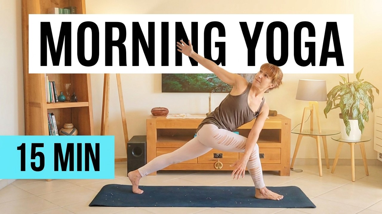 15 Min Morning Yoga Flow | Full Body Yoga For All Levels