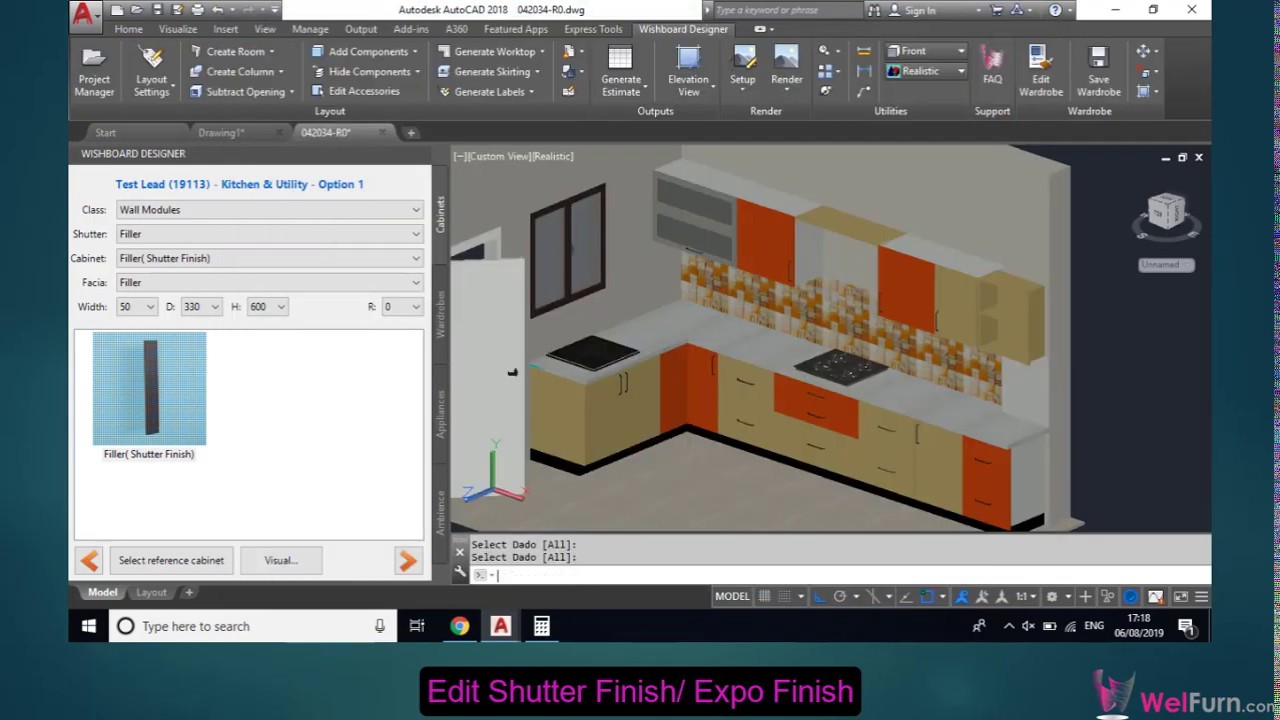 A Unique Design Software for Modular Furniture
