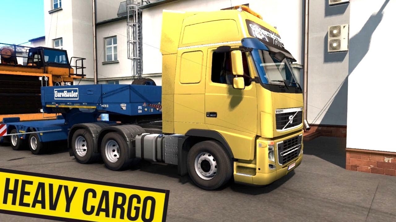 ETS 2 - Volvo FH 16 Classic Transporting a Truck Chassis