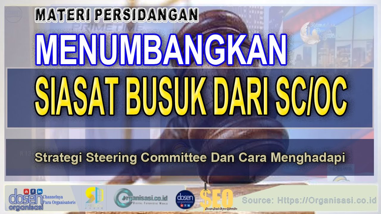3 STRATEGI MENGHADAPI SIASAT STEERING COMMITTEE