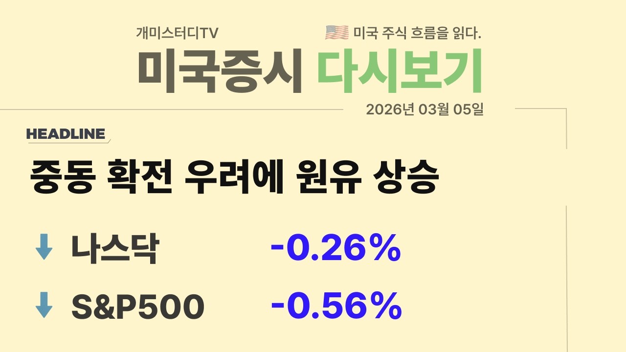 🔴미국증시 실시간｜이란 리스크 속에서 브로드컴 실적발표...Ai 반도체 방향은? & 코스피 9프로 상승 & 미국증시 프리장&본장 | U.S.Market Live