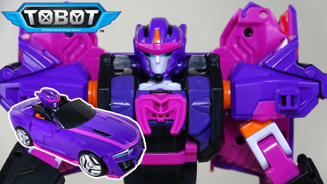 [Recolored Version] Tobot Pop - Transforming Robot from an Open Car