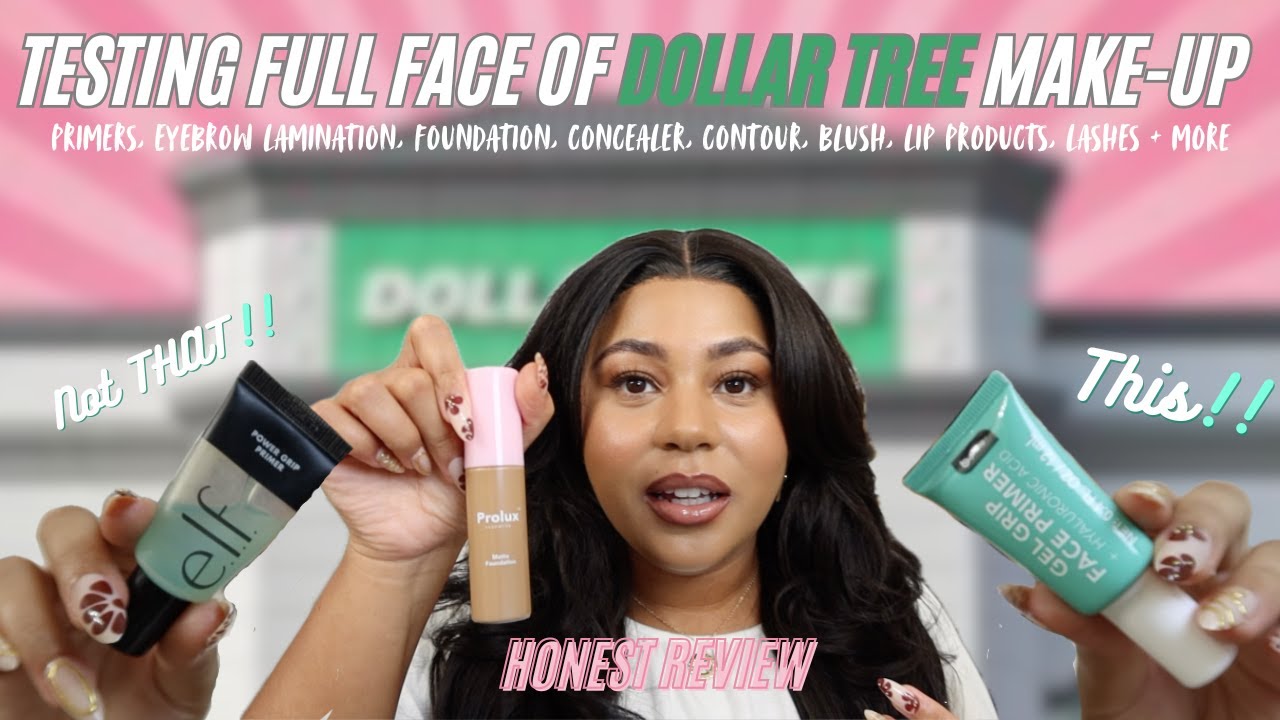Testing TONS of Dollar Tree Makeup | Full Face | Honest Review #dollartee #dollartreemakeup