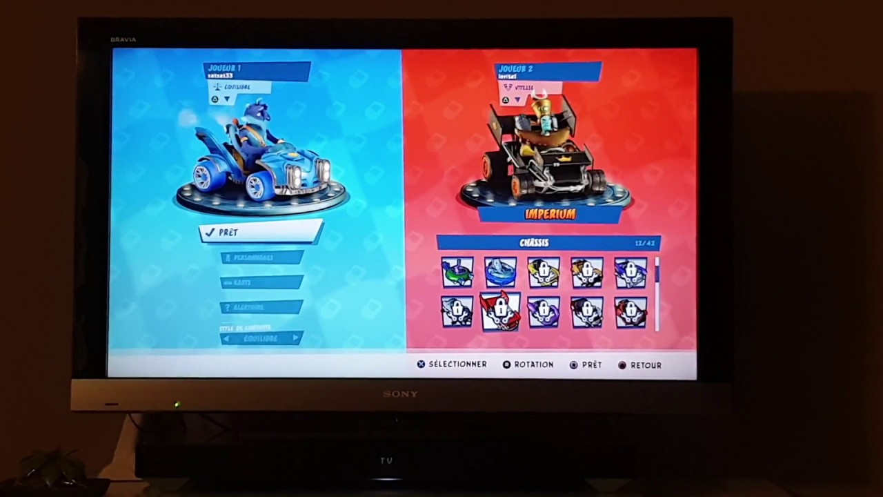 SUPER ASTUCE CRASH TEAM RACING NITRO FUELED (CTR) JOUER AVEC LES PERSONNAGES BLOQUES (SANS TRICHE !)