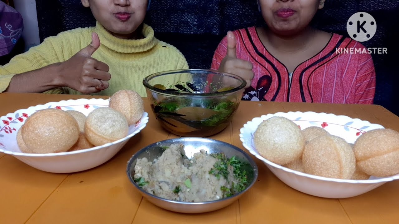 Fuchka challenge at very first time #fuchka #streetfood