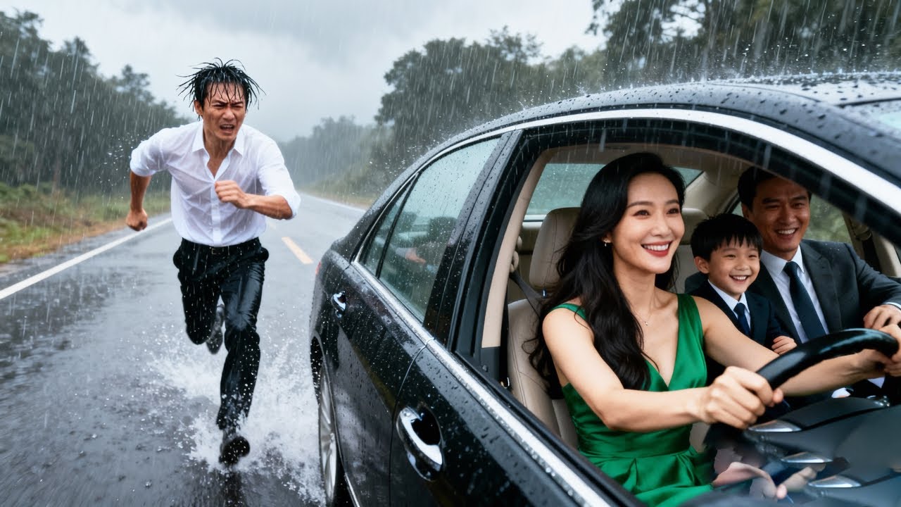 On a Rainy Day, Wife Saved Another Man Instead of Me. Reborn, He Divorced Her — She Broke Down!