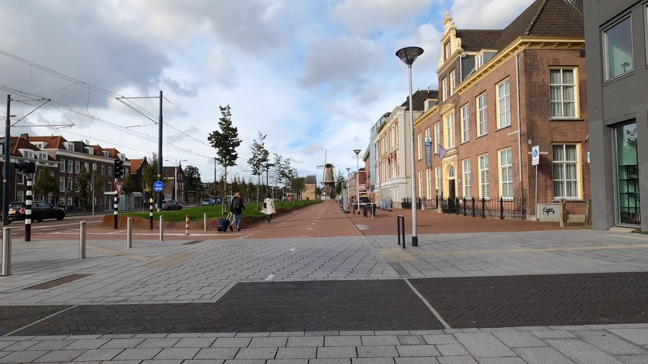 ⁴ᴷ⁶⁰ Bike Cam, Delft Central Station to Den Haag Holland Spoor Station.