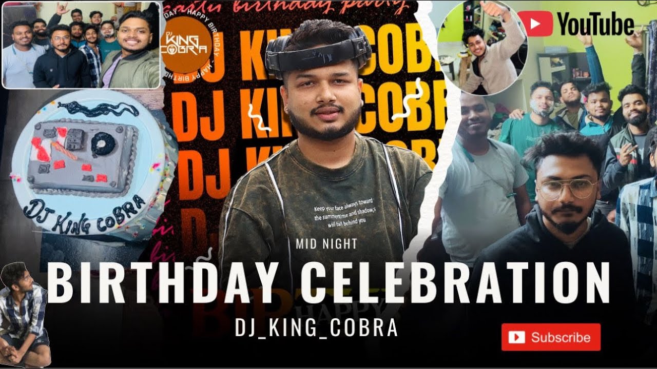 Birthday celebration Dj king Cobra 🫡🥳🍾☠️ #funny #vlog #birthday celebration #fun 