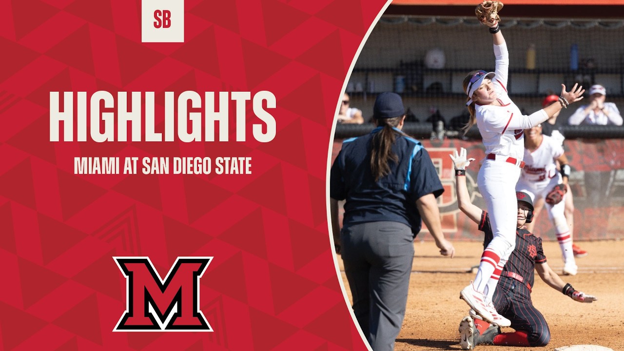 Highlights: Miami Softball at San Diego State 2-7