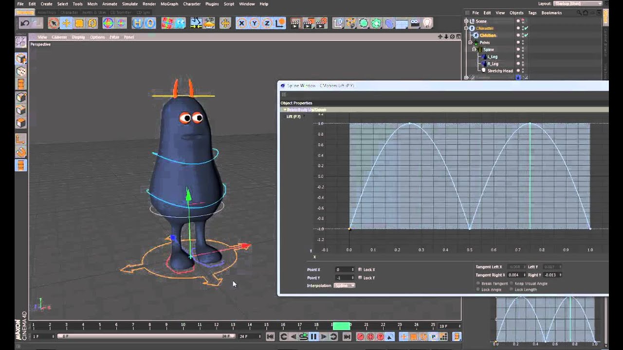 CINEMA 4D R13 Character Rigging & Animation Tutorial  by Brian Horgan