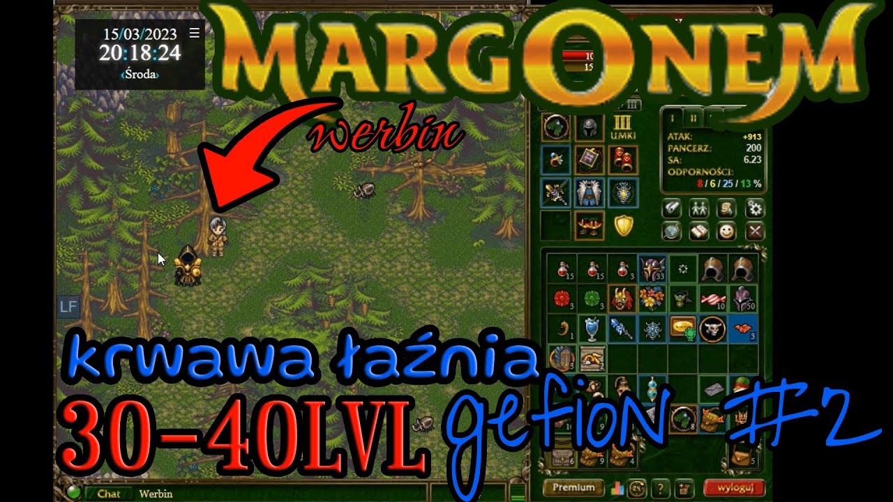MARGONEM #21 - KRWAWA ŁAŹNIA GEFION 40 LVL