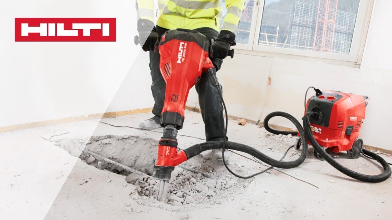 INTRODUCING the Hilti TE 2000-AVR concrete demolition hammer