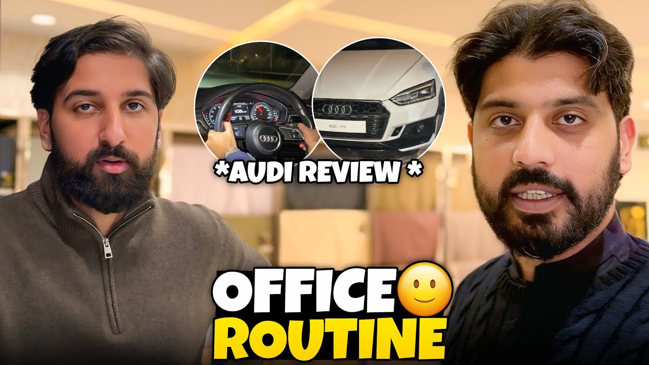 Office Day | Audi A5 Test Ride Honest Review by Sultan | Bilal Marth