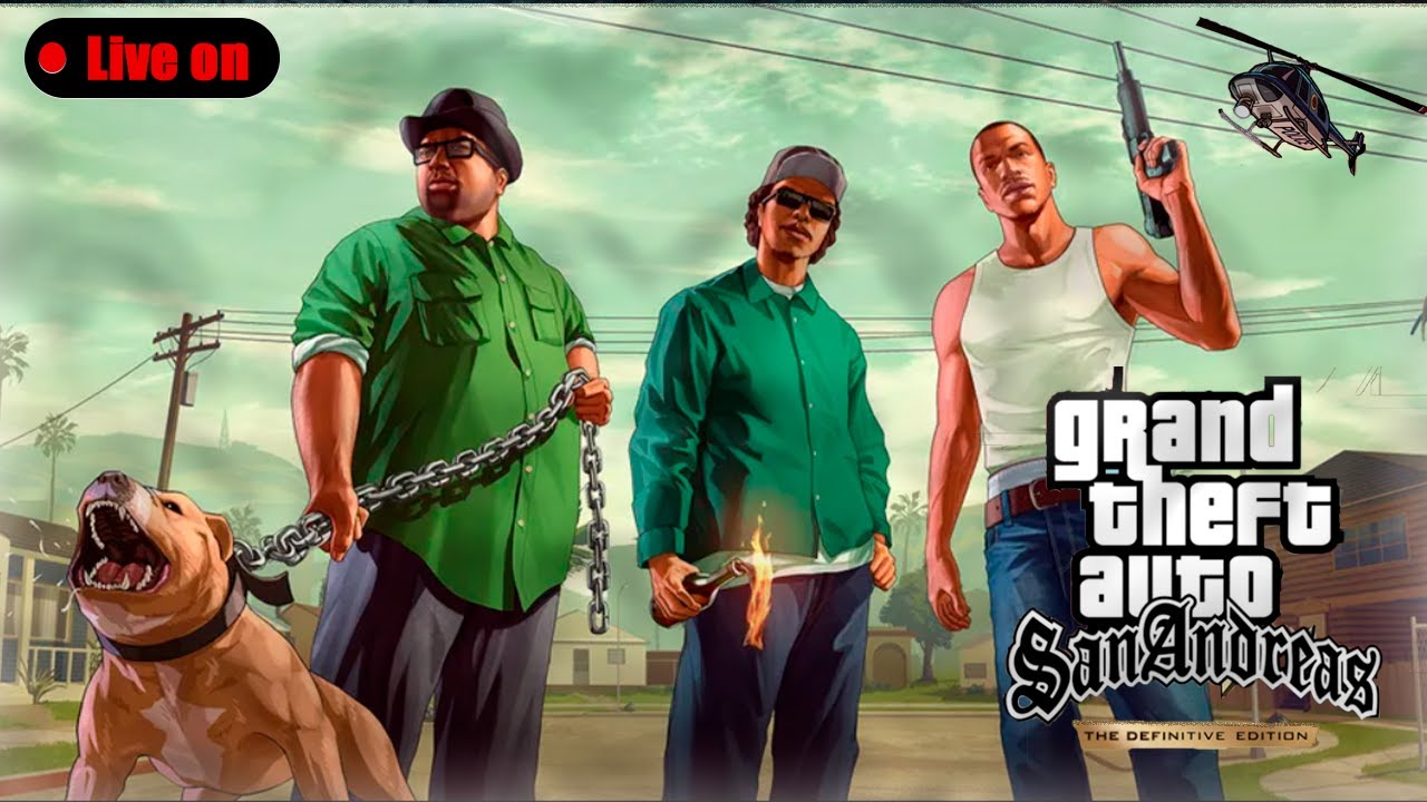 GTA San Andreas AO VIVO | Missões, Caos e Nostalgia na Grove Street!