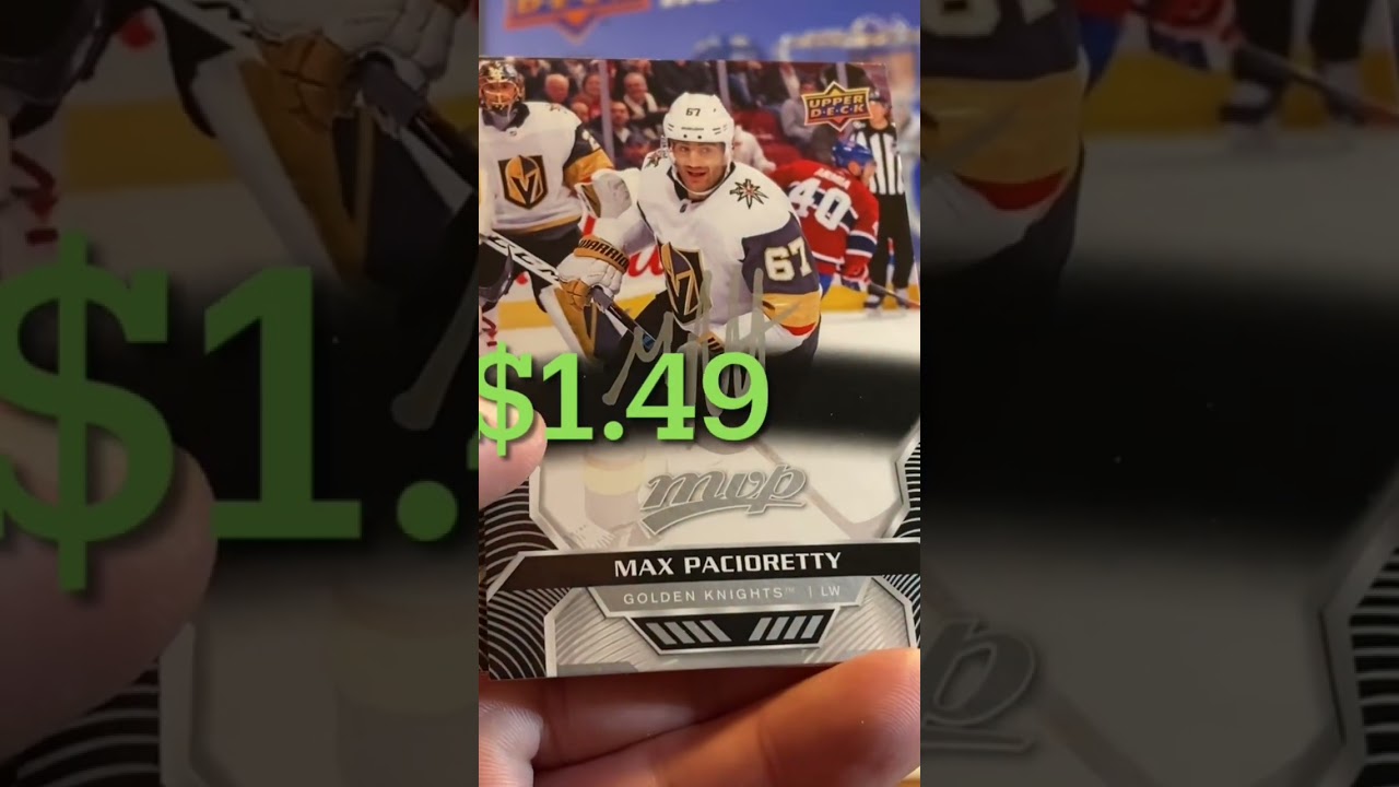 Max Pacioretty on Silver Script! MVP 20/21 