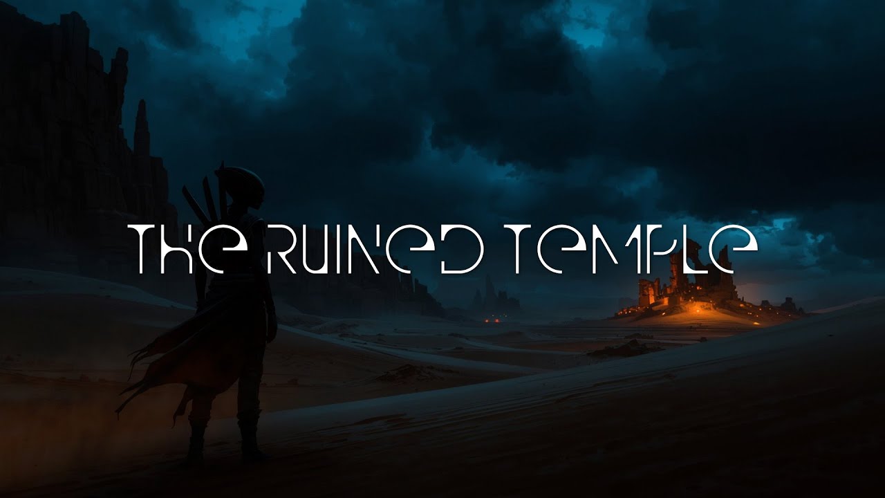 The Ruined Temple | Lonely Desert Sounds for Quiet Meditation | 2 Hours of Otherworldly Ambience