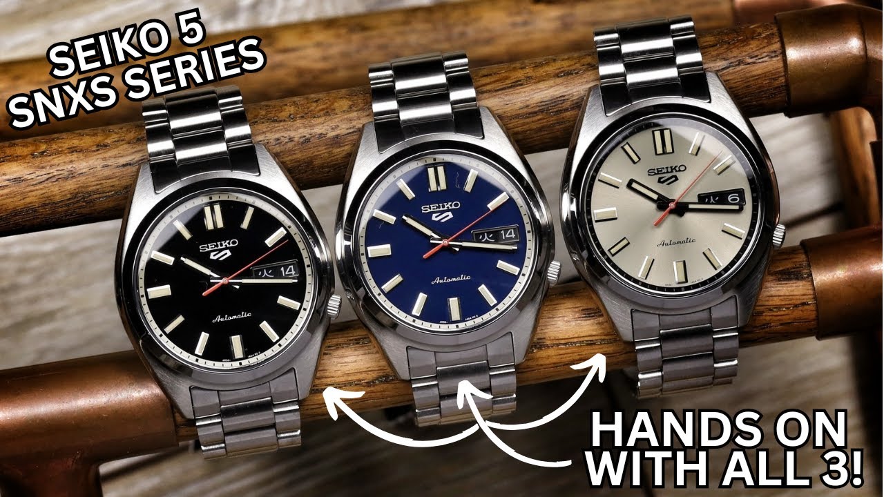 Серия Seiko 5 SNXS — все три в одном! SRPK87 SRPK89 SRPK91