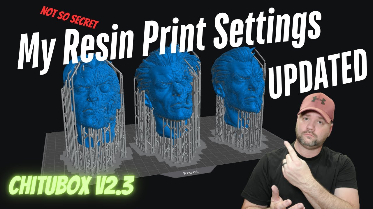 Updating My 3D PRINT Resin SETTINGS to the new Chitubox 2.3V
