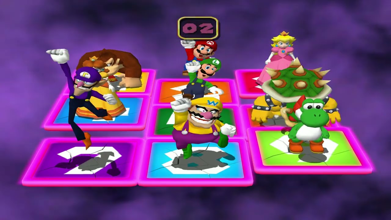 Mario Party 4 (Gamecube) Panel Panic 20 Min