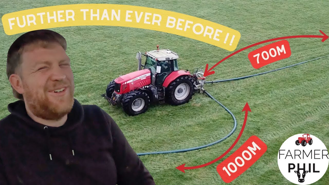 2 PUMPS IS BETTER THAN 1 ! | SPREADING SLURRY 1700M UPHILL