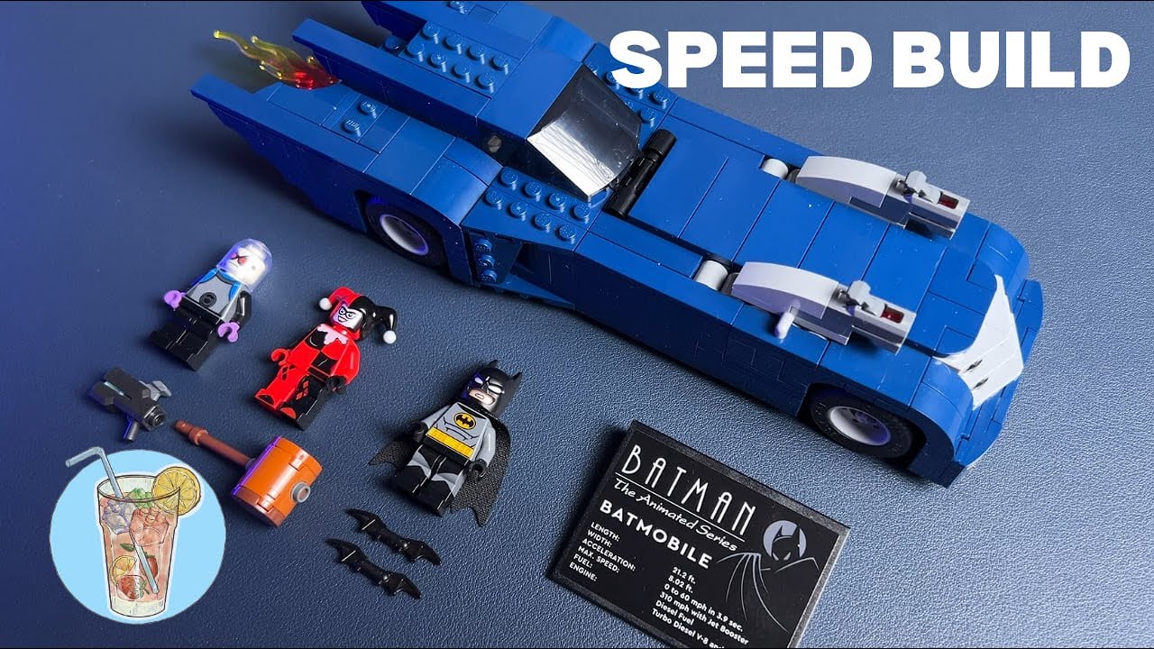 ❗LEGO Speed Build | ASMR | Batman Batmobile vs Harley Quinn Mr. Freeze 76274 | Lego Beat Building DC