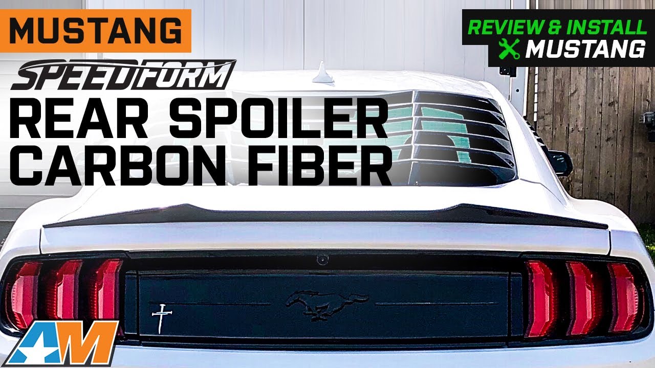 2015-2022 Ford Mustang SpeedForm Rear Spoiler Review & Install