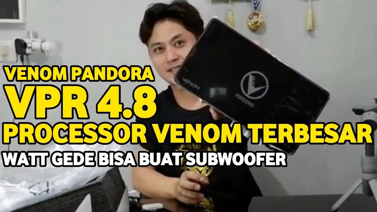 Prosessor Venom Pandora Vpr 4.8 watt gede bisa angkat subwoofer