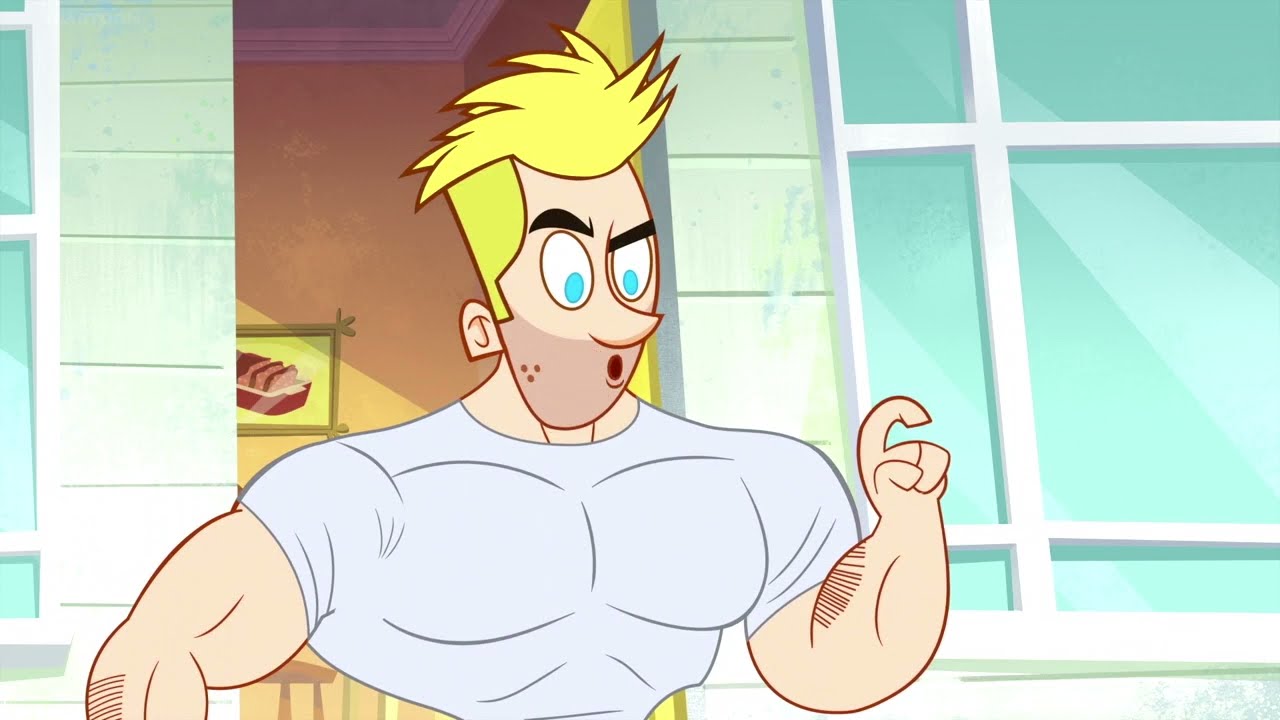 Johnny Test Hugh Muscle Growth