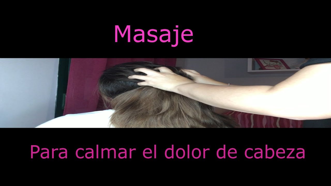 ASMR en español MASAJE para calmar el dolor de cabeza | Susurros relajantes