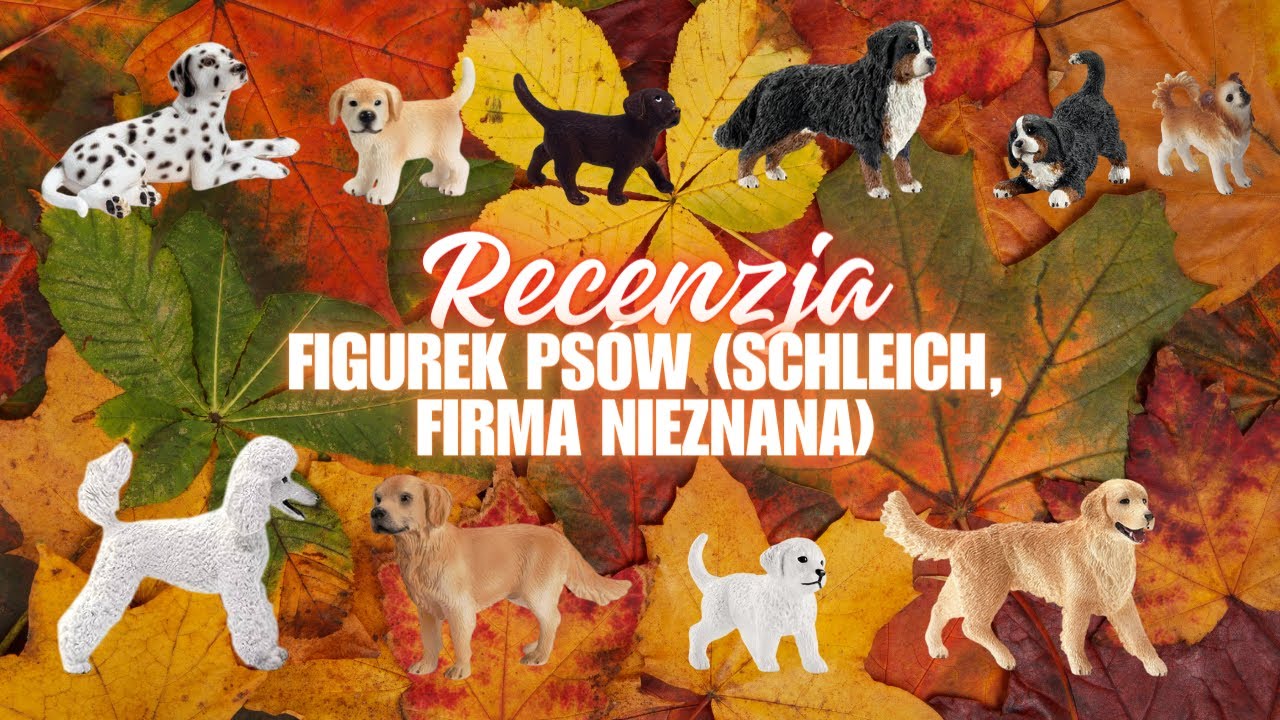 Recenzje figurek zwierząt #19 - Psy (Schleich oraz firma nieznana) 🦮🐶💕