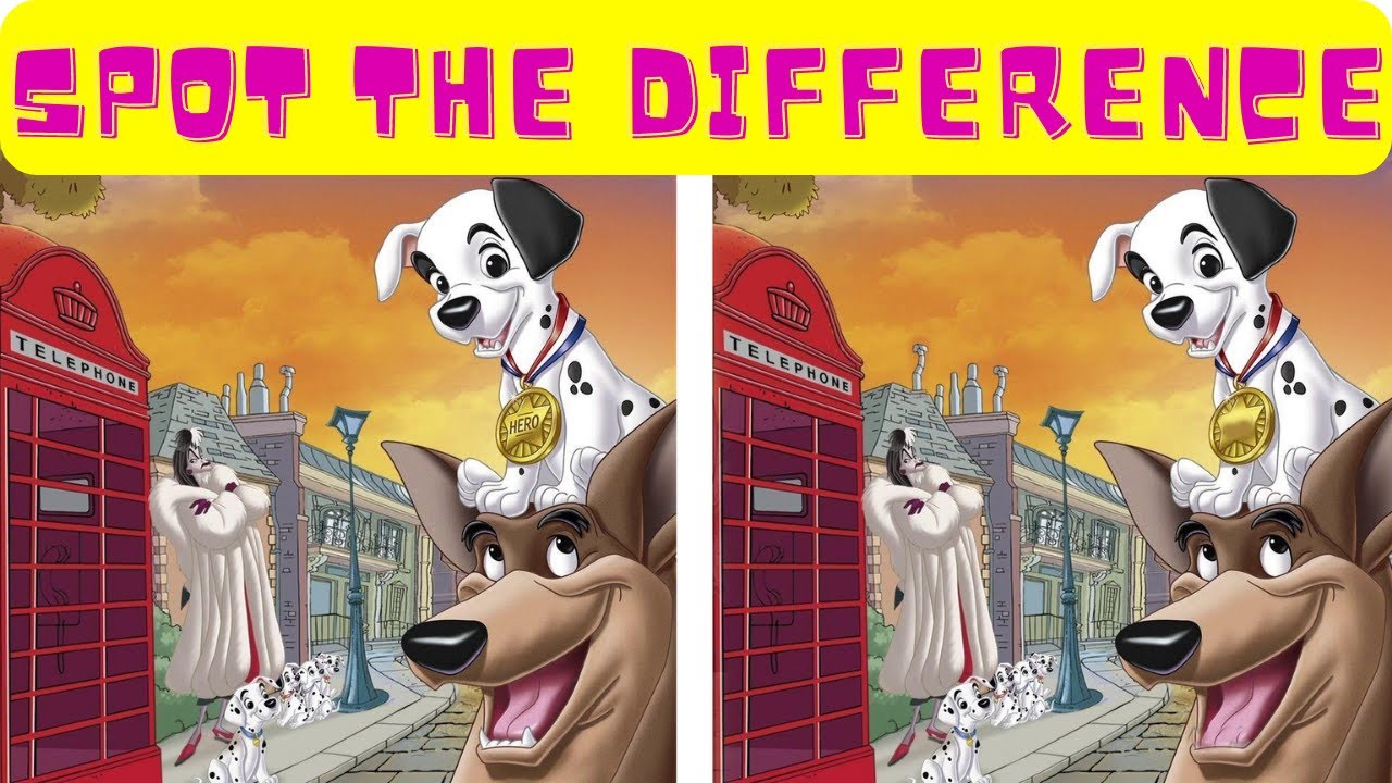 101 Dalmatians - Spot the Difference