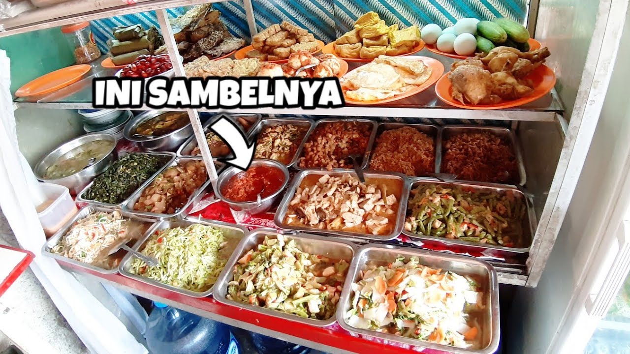 MURAH ??? WARUNG NASI SUPER LENGKAP & BIKIN LAPAR MATA !! INDONESIAN STREET FOOD