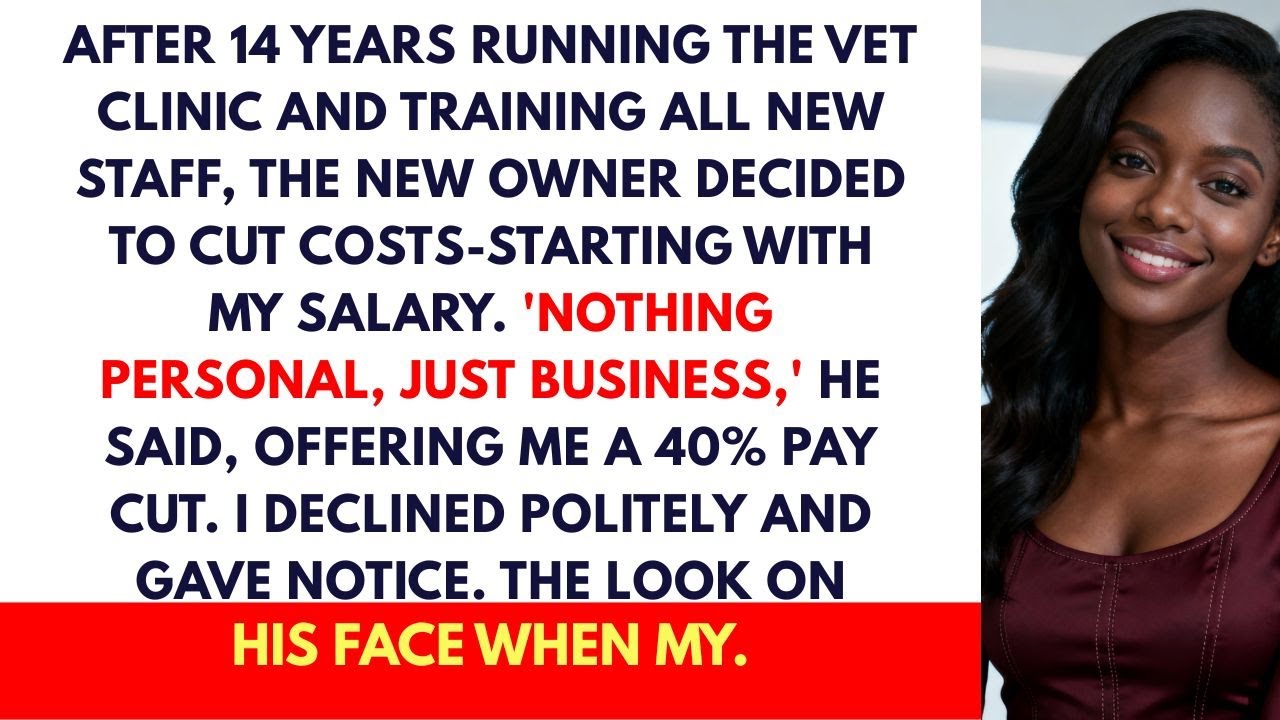 New Owner Offered Me A 40% Pay Cut After 14 Years — I Walked Away