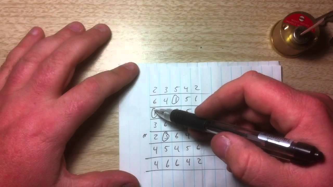 8 different keys, one lock.  Part 2 How To Masterkey A Lock